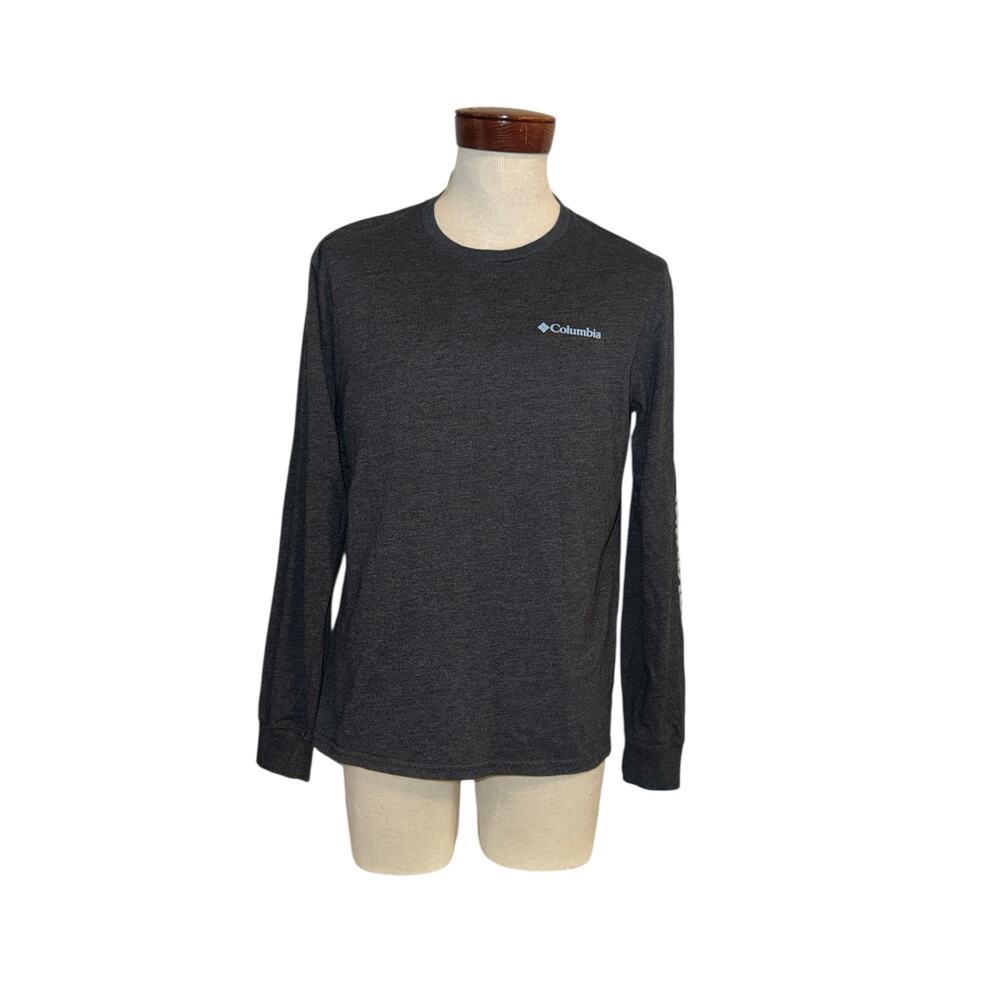 Columbia CSC men’s basic logo long sleeve gray t-shirt‎